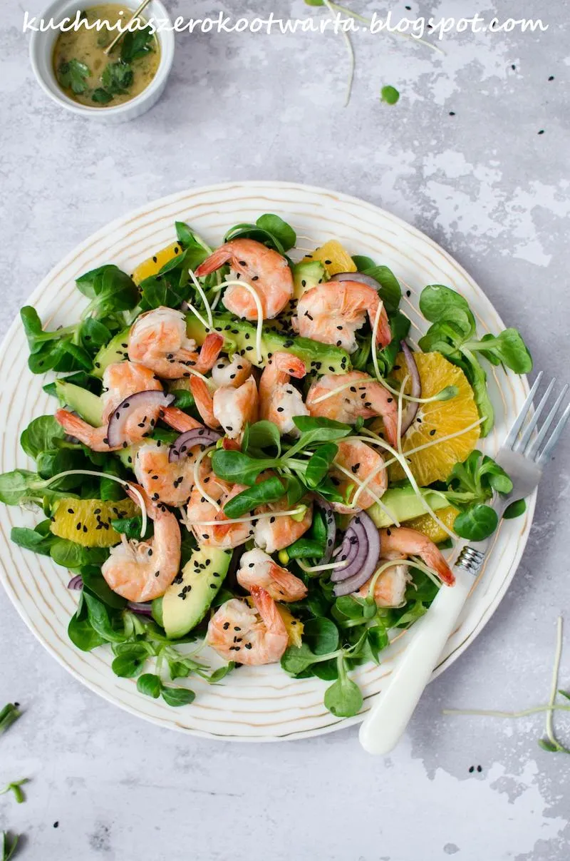 Sałatka z krewetkami