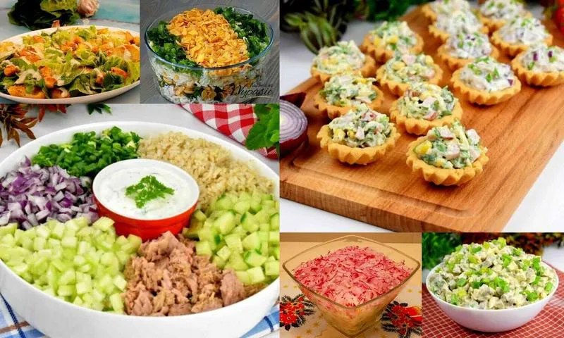 Sałatki na komunię