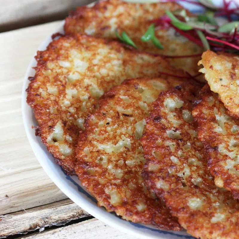 Sekrety chrupiących placków ziemniaczanych